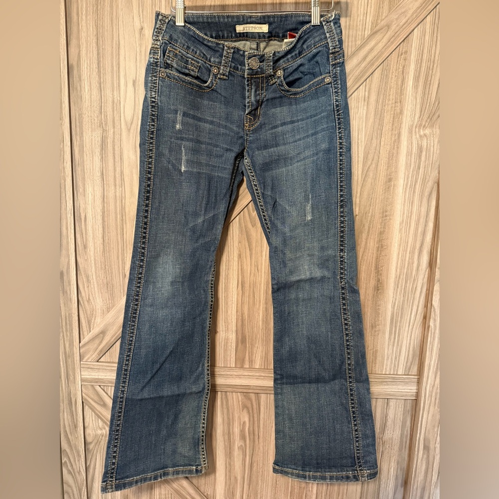 Stetson Dark Blue Boot Cut Jeans